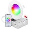 Luxrite 4 Inch Smart LED Recessed Light RGBW Wifi App and Voice Control 10.5W 700LM No Hub Required LR22740-1PK - alternate 1